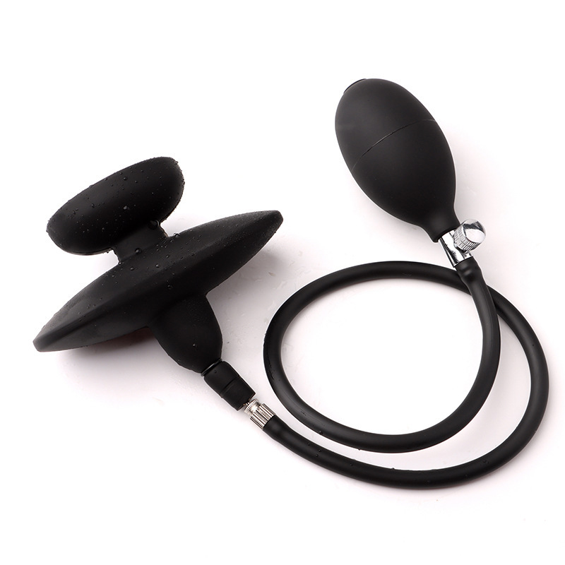 Inflatable Butterfly Mouth Ball with Silicone Ball Gag and Manual Inflation Bulb — detail image 3