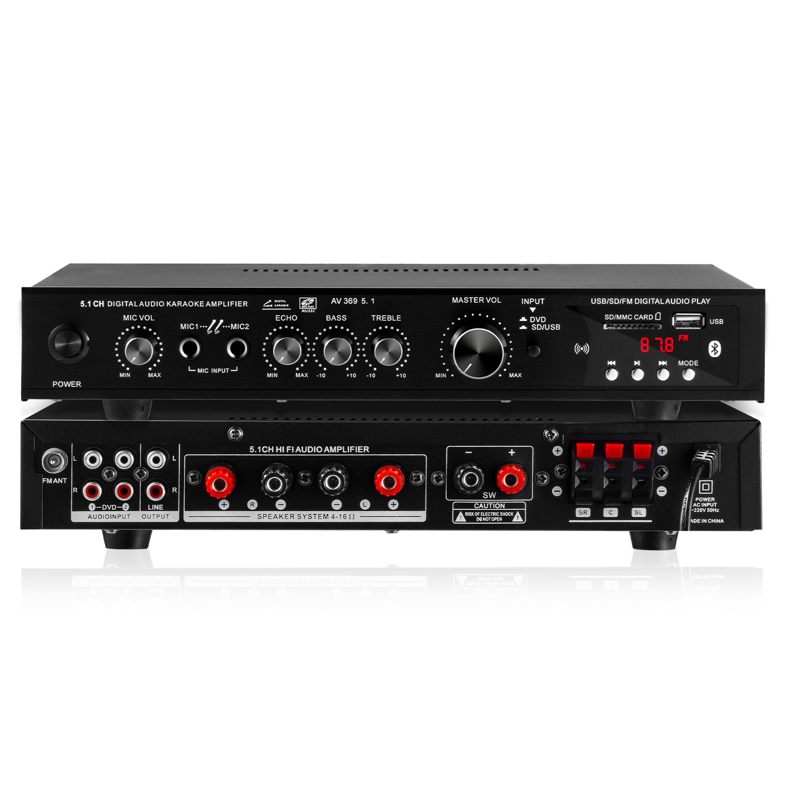 Усилитель мощности HiFi SOBATTY 369, вилка GB