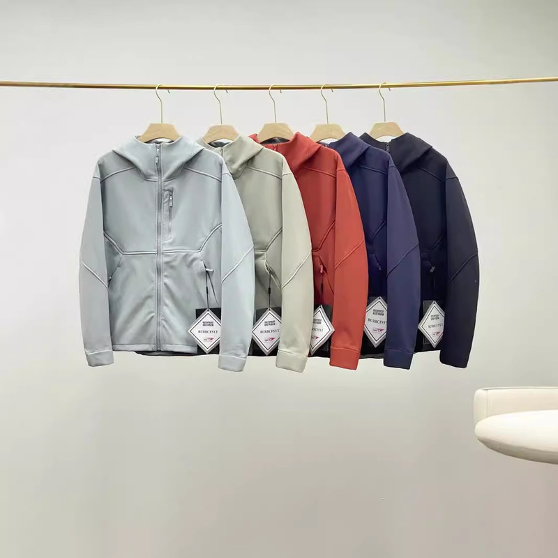 Trendy Autumn New Men's Outdoor Breathable Couple's Hooded Fleece Casual Jacket Similar to Tsukinokai