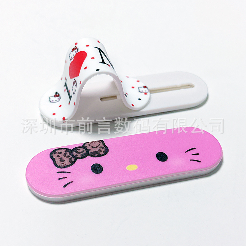 ホットセール OK スケートボード携帯電話ホルダーバンドエイド携帯電話ホルダー U 字型プッシュプルホルダー OK スプリングホルダー印刷可能