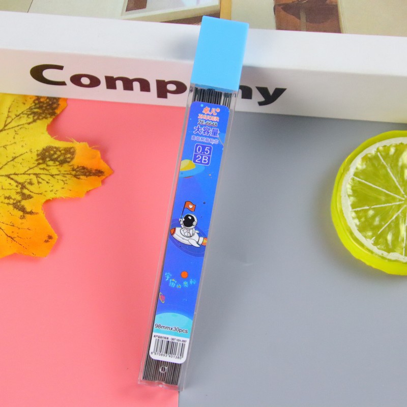 Minas para Lápiz Mecánico 2B de 0.5mm para Escritura