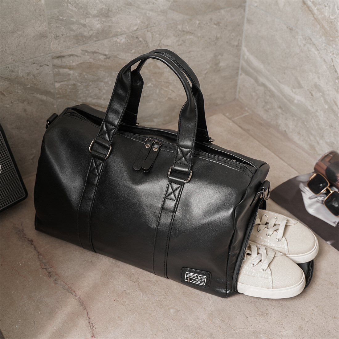 Τσάντα ταξιδιού Μοντέρνα για μικρές αποστάσεις Υψηλής ποιότητας casual και ευέλικτη τσάντα υπαίθριου σπορ και γυμναστικής με ανεξάρτητο κουτί παπουτσιών_voghion.com