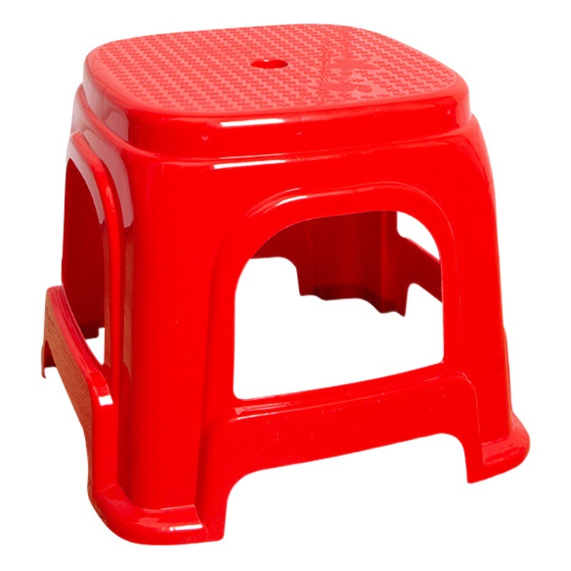 Non-Slip Plastic Stools for Home Use, Multi-Color, Wholesale from Manufacturer, Convenient Plastic Stools for Dormitories, Stackable and Customizable