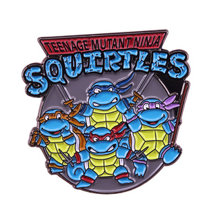Teenage Mutant Ninja Turtles Jenny Turtles Fun Mix and Match Brooch Pokemon Game Pins
