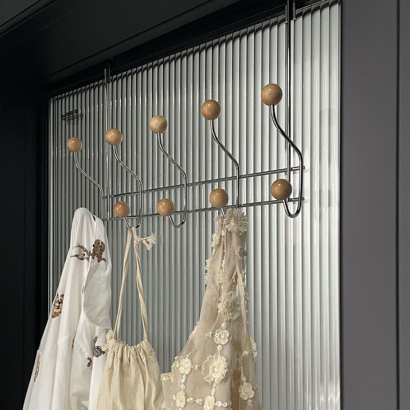 Manufacturer Wholesale No-Nail Metal Hooks for Behind Doors, Bathroom Towel Hooks, Bedroom Storage Decorative Coat Hooks