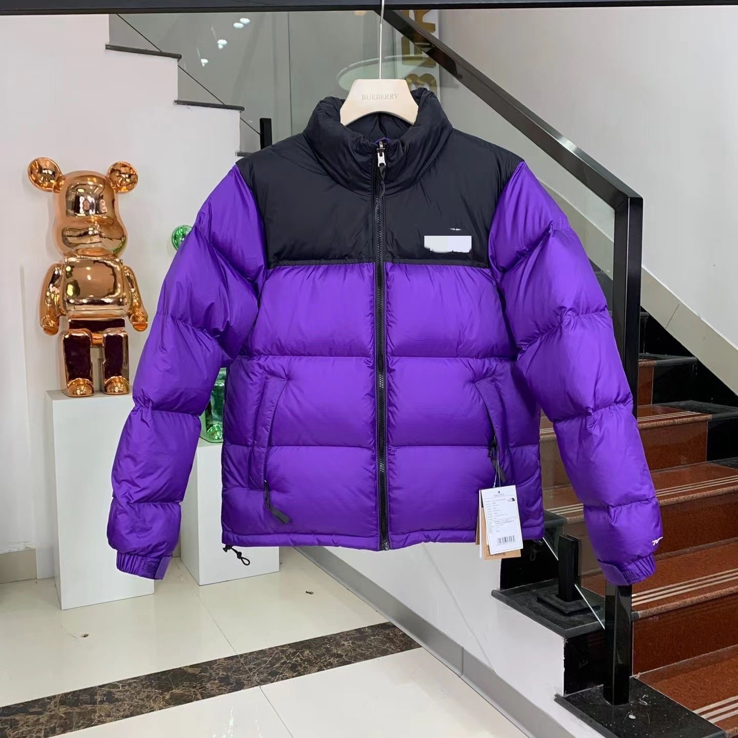 Chaqueta de plumón de cara del norte 1996 versión americana 700Pong hombre y mujer a prueba de viento grueso chaqueta de pan impermeable abrigo cálido TNF puro original
