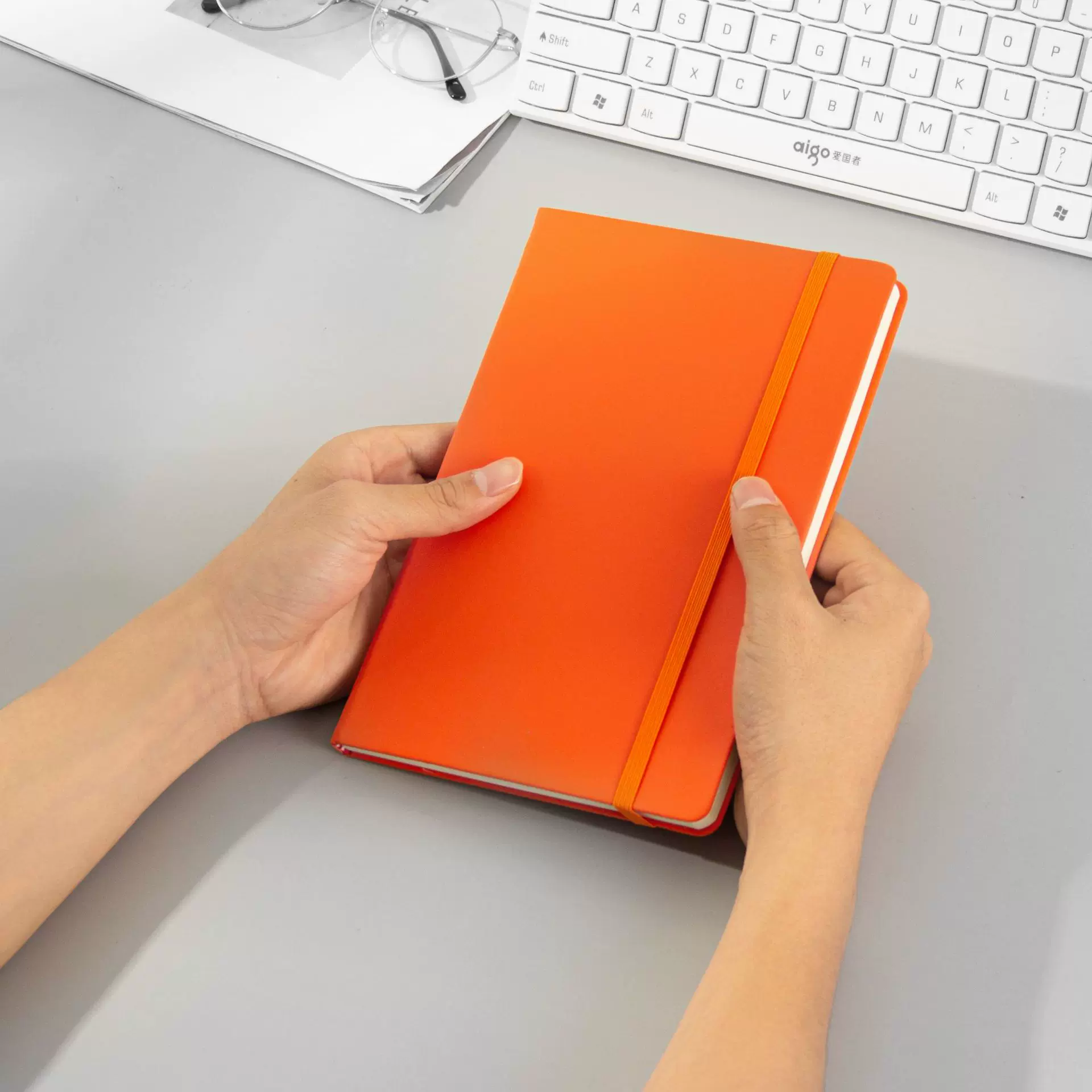 A5肤感PU多色绑带本 笔记本现货 跨境热销记事本 韩版可爱笔记本