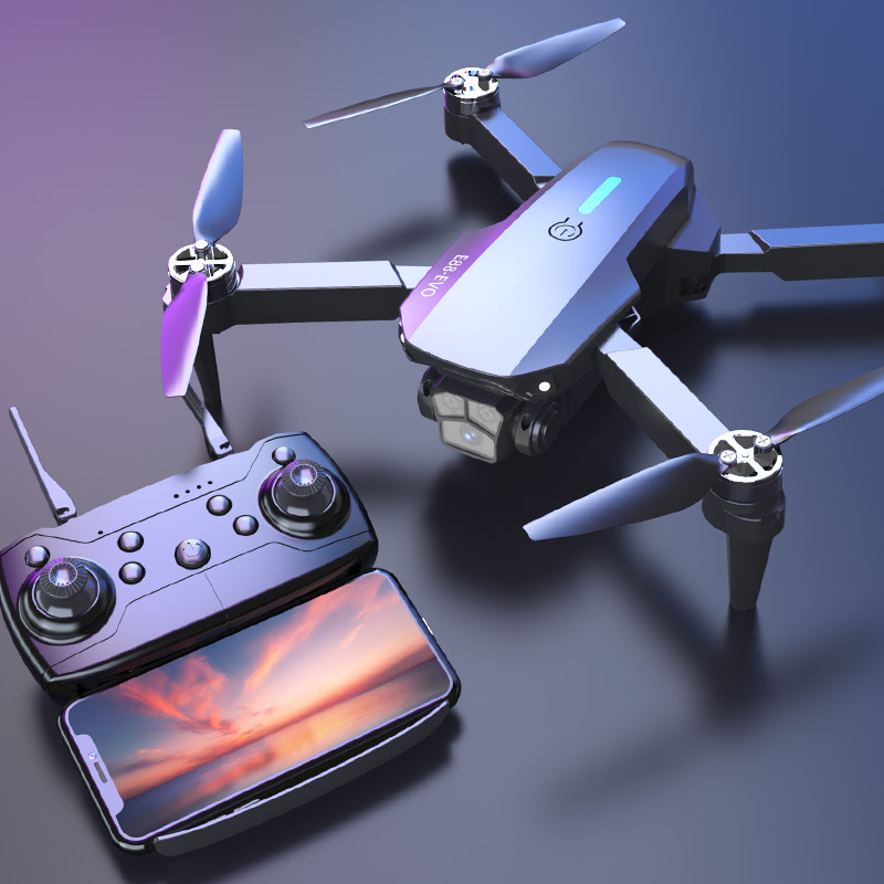 E88 UAV optical flow positioning dual camera remote control aircraft brushless motor with screen display quadcopter