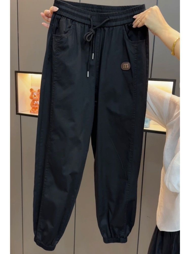 Leichte Herren Sommer Haremshose Legere Freizeithose Weiß_voghion.com