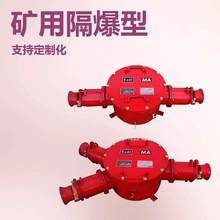 矿用隔爆型高压电缆接线盒采掘面用BHG1-400/6-2G铸钢防爆接线盒