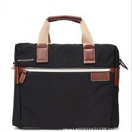 厂家生产男式单肩电脑包 2022新款尼龙布拉链上午休闲防水电脑包