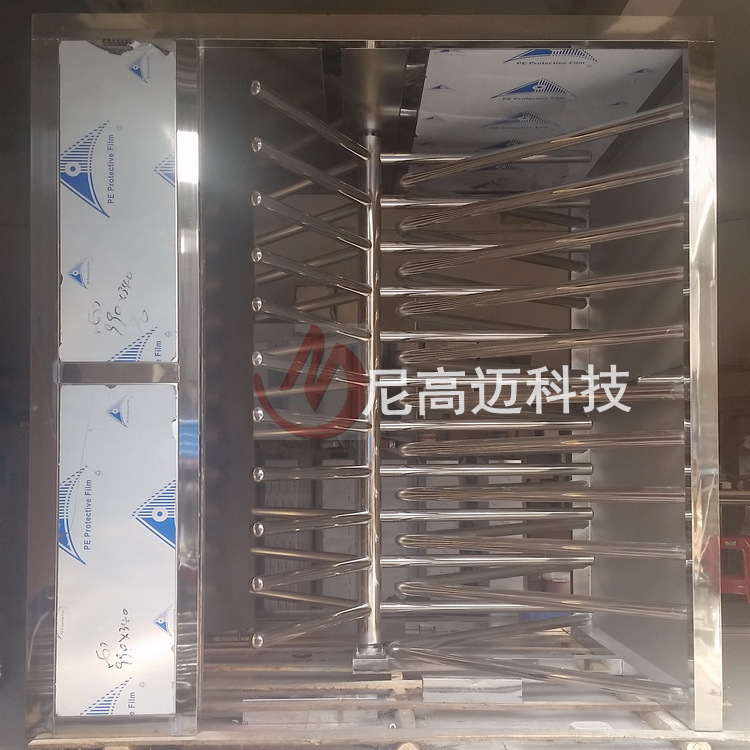 尼高迈不锈钢全高转闸 北海茂名车站出站通道单向疏散门 旋转栅门