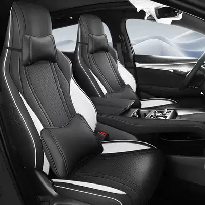 interior modification, car seat cushions, Modelə uyğun (Original) oturacaq örtükləri - black-and-white-deluxe-edition-note-the-model-year-front-row-fully-covered-rear-row-partially-covered