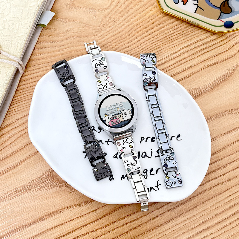 For Xiaomi S3 Watch Strap Puppy Colored Diamond Bracelet color2 Metal watchs2 Huami GTR4 Personalized Wristband