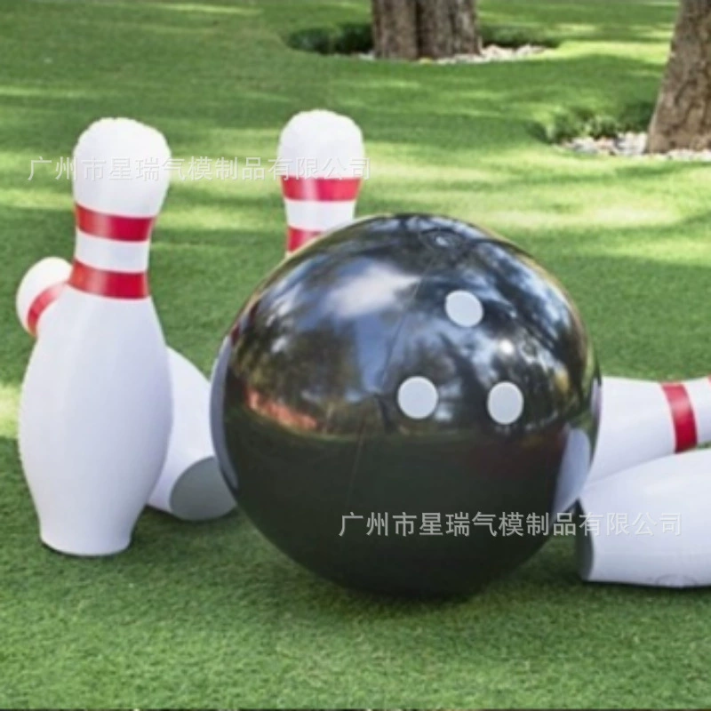 Fun inflatable human bowling ball large inflatable bowling bulbs props live bowling fun game