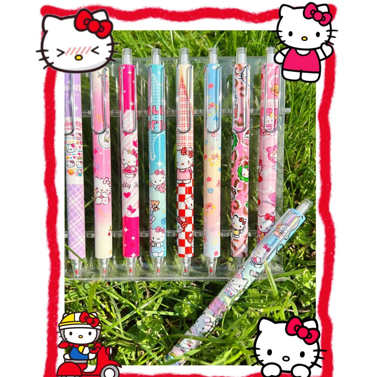 Bolígrafo de gel 1011kitty de edición limitada, de secado rápido, con diseño de dibujos animados, ideal para estudiantes, oficina, exámenes y cuadernos especiales.