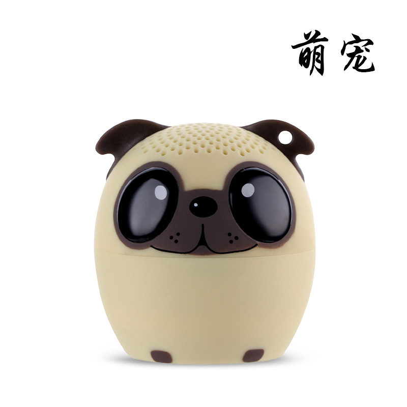 跨境创意可爱动物卡通迷你小音响宠物造型蓝牙mini音箱可定制礼品|undefined