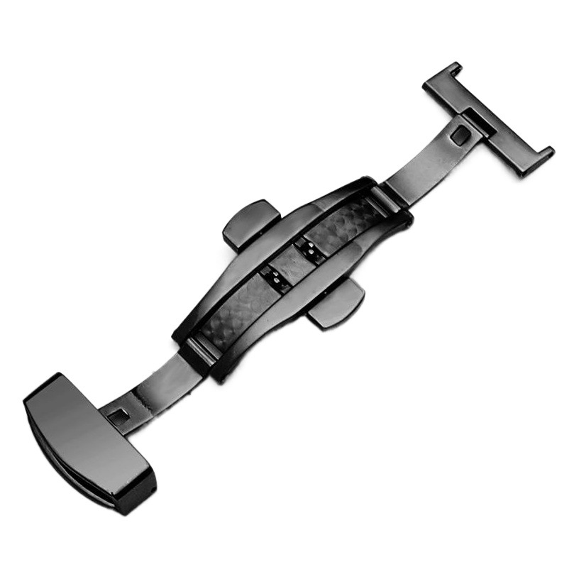 Hebilla de reloj de acero inoxidable mariposa hebilla doble broche de acero inoxidable hebilla de reloj Correa accesorios hebilla de reloj de acero inoxidable