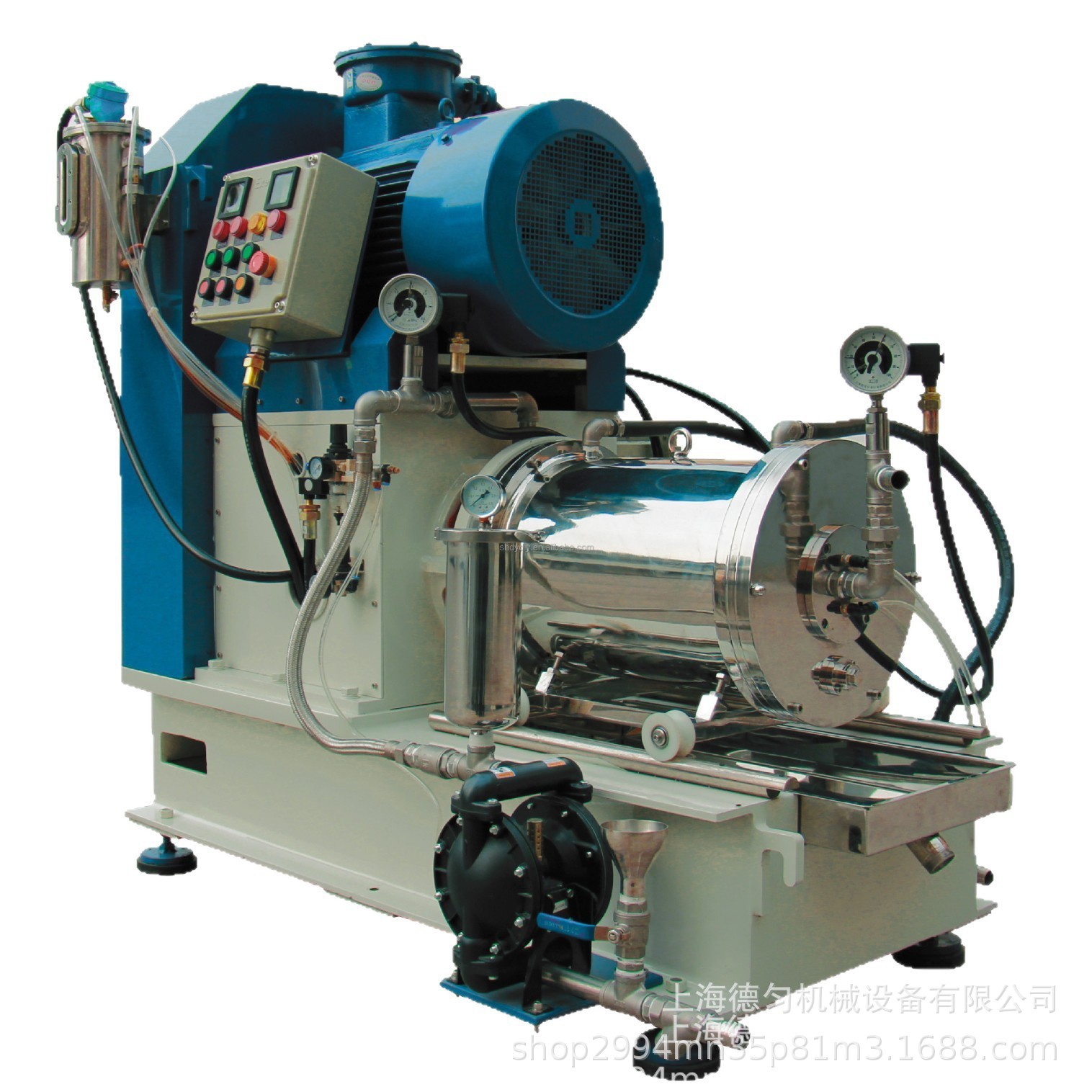 工业级卧式棒销砂磨机大流量高效研磨设备适用新材料加工农业领域