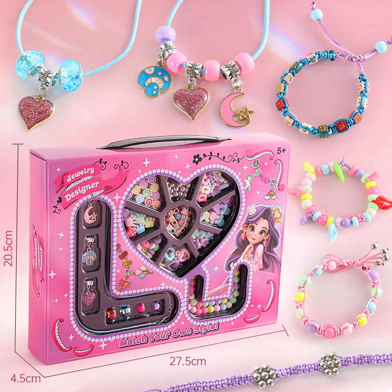 Diseño de joyería, abalorios DIY, regalos exquisitos, juguetes hechos a mano para niños, regalos de cumpleaños para niñas, pulseras, collares