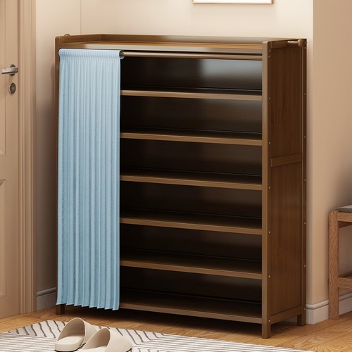 Door entry shoe cabinet, household doorway economical entrance cabinet, minimalist dustproof shoe rack, cream style large capacity storage