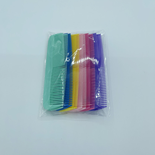 Mini small comb portable hair comb colorful small comb hotel daily comb thickened comb plastic small comb