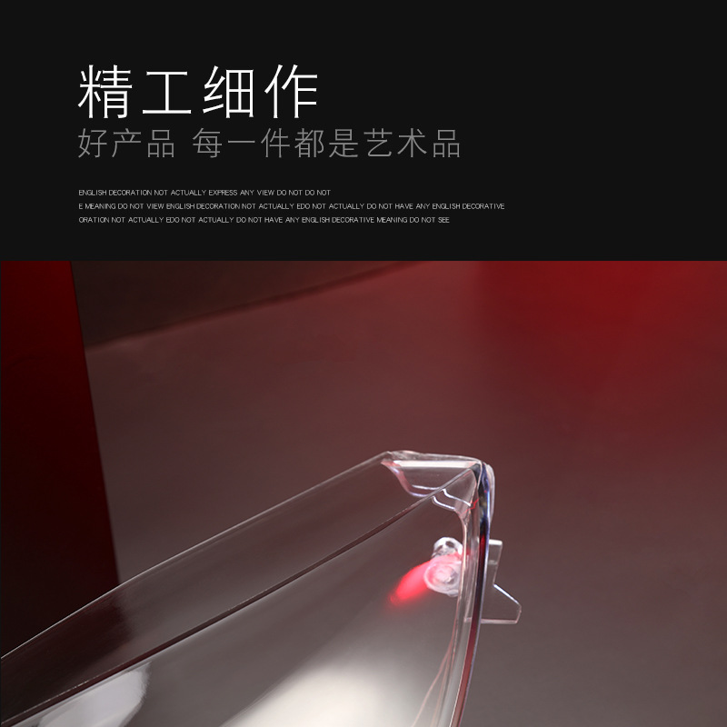 Adecuado para 06-09 BMW Serie 3 cubierta de la linterna E92 sedán de dos puertas corriendo faro cubierta de la lámpara Shell faro máscara