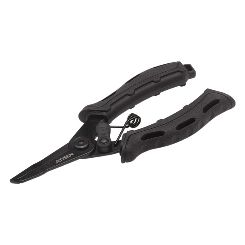 Outdoor Multifunctional Lure Pliers Stainless Steel Fishing Pliers Line Cutting Hook Removal Pliers Fishing Scissors Straight Mouth Fish Control Pliers
