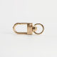 Factory wholesale luggage hardware accessories alloy webbing keychain clasp hook zinc alloy dog buckle Jewelry pendant