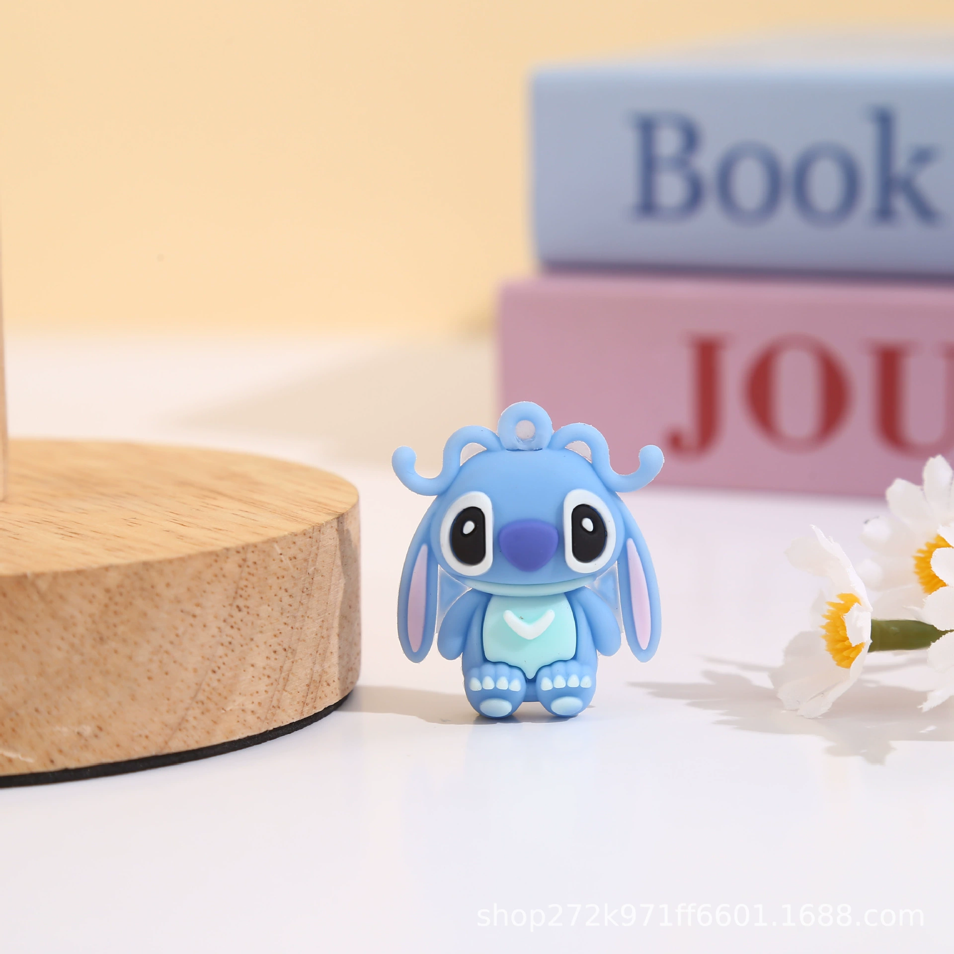 Брелок-подвеска Stitch, мягкий PVC, слепой бокс, отверстие для кольца