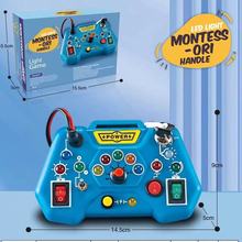 跨境儿童早教忙碌机开关插座LED灯蒙氏模拟电路忙碌板玩具批发