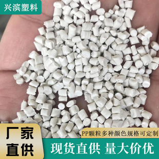 Manufacturer Supplies Commercial Gray and White Pp Particles Polypropylene High-Soluble Regeneration Materials Injection Molded Daily Necessities Plastic Particles Raw Materials