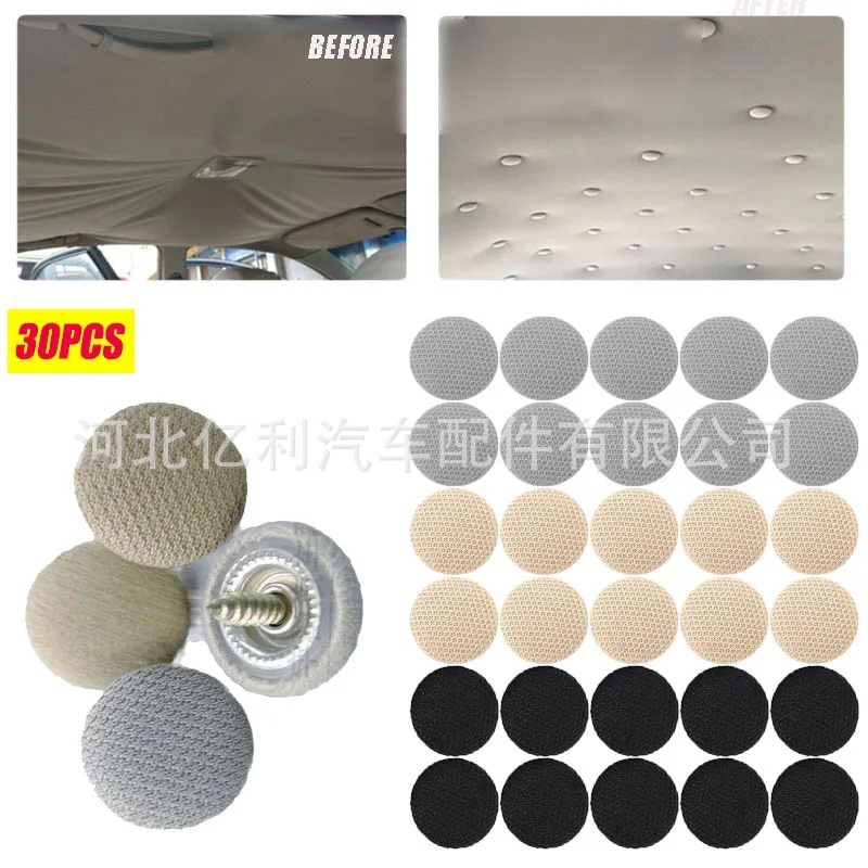 La hebilla de la hebilla de la hebilla de la hebilla de la reparación especial de la tela del techo del automóvil se puede dividir en paquetes pequeños