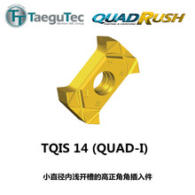特固克四角形槽刀片TQIS 14-1.50-0.10小直径上进行内部浅槽车削