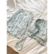 Skin-friendly Modal Cotton Pajamas Women's 2024 Spring and Autumn New Soft Waxy Skin-friendly Bow Printed Home Clothes suit