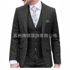 新款男士西装修身休闲西装套舞会晚会休闲商务套装