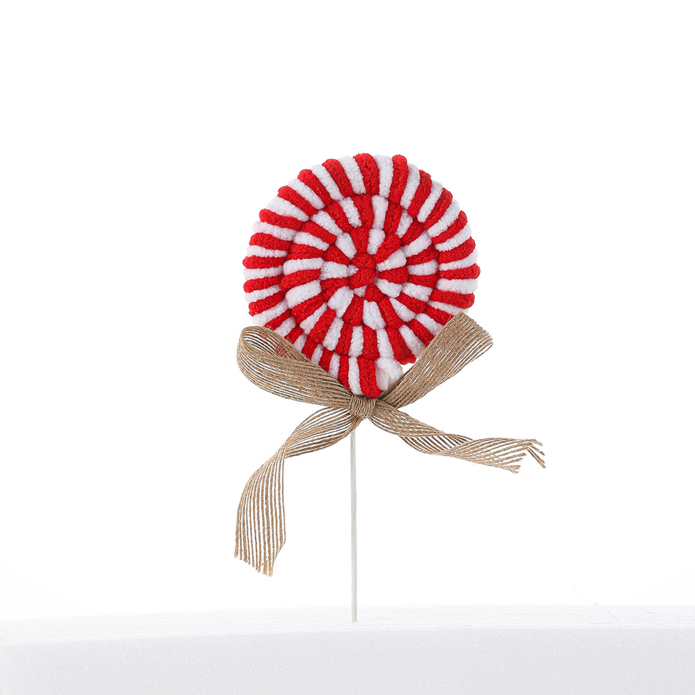 Nuevos dulces de espuma Lollipop peluche pincha decoración de Navidad decoración de árbol de Navidad arreglos de flores festivos