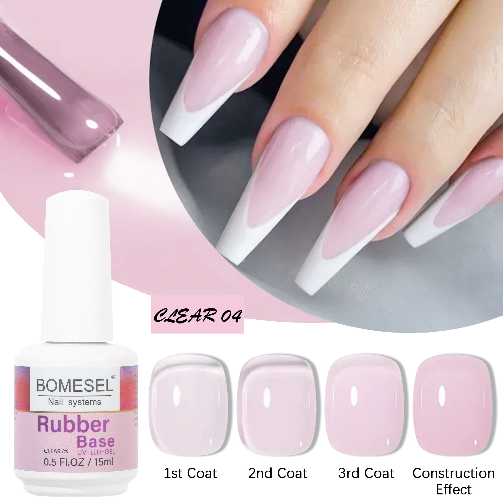 Explosiones transfronterizas imprimación de goma de manicuras populares en Europa y América imprimación puede ser contratada por el comercio exterior esmalte de uñas kg paquete