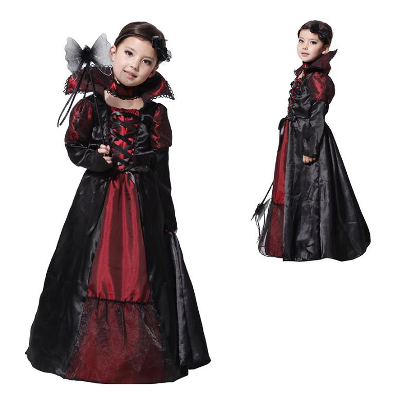 Halloween cosplay Costume Christmas Mask Prom Costume G-0108 Vicious Queen Princess Dress