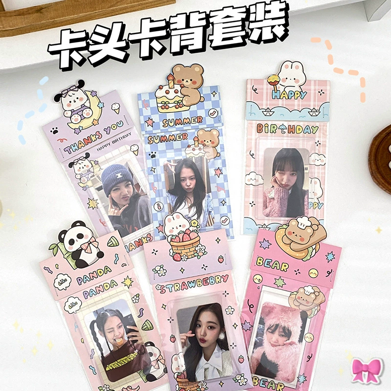 Оригинальная мультяшная карта голова назад карта упаковка набор карт Доставка ювелирных изделий подарок выпечка печенье упаковочная карта