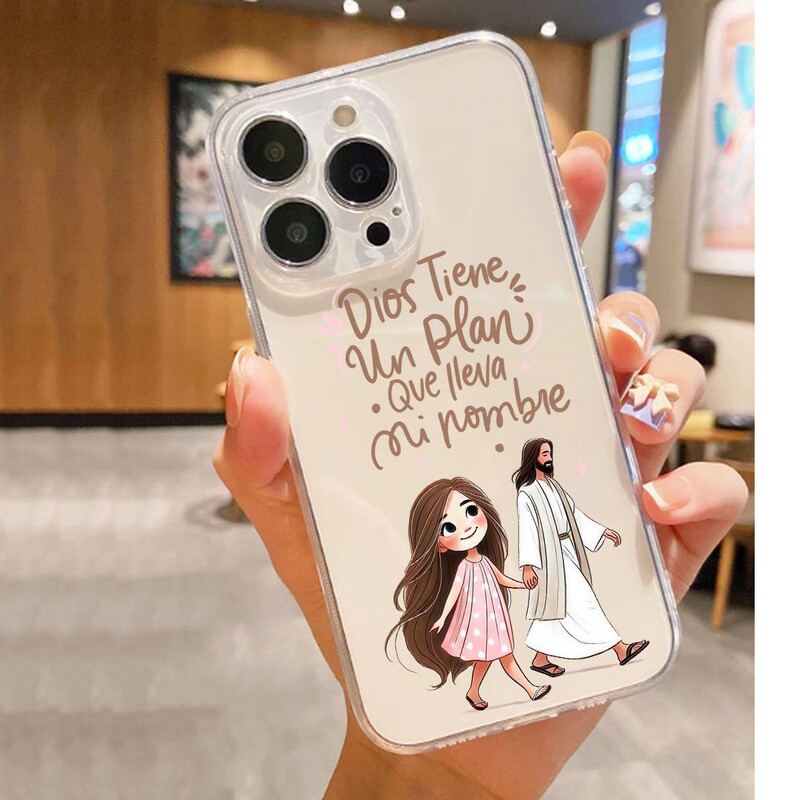 Father and Daughter Anti-Fall Transparent Shell Suitable for Iphone15/16/17 Series Promax/14/12 Mobile Phone Case Protection Father and Daughter Anti-Fall Transparent Shell Suitable for Iphone15/16/17 Series Promax/14/12 Mobile Phone Case Protection