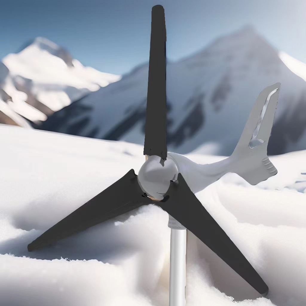 300W小型风力发电机风光互补路灯专用风机工程机小型微风发电