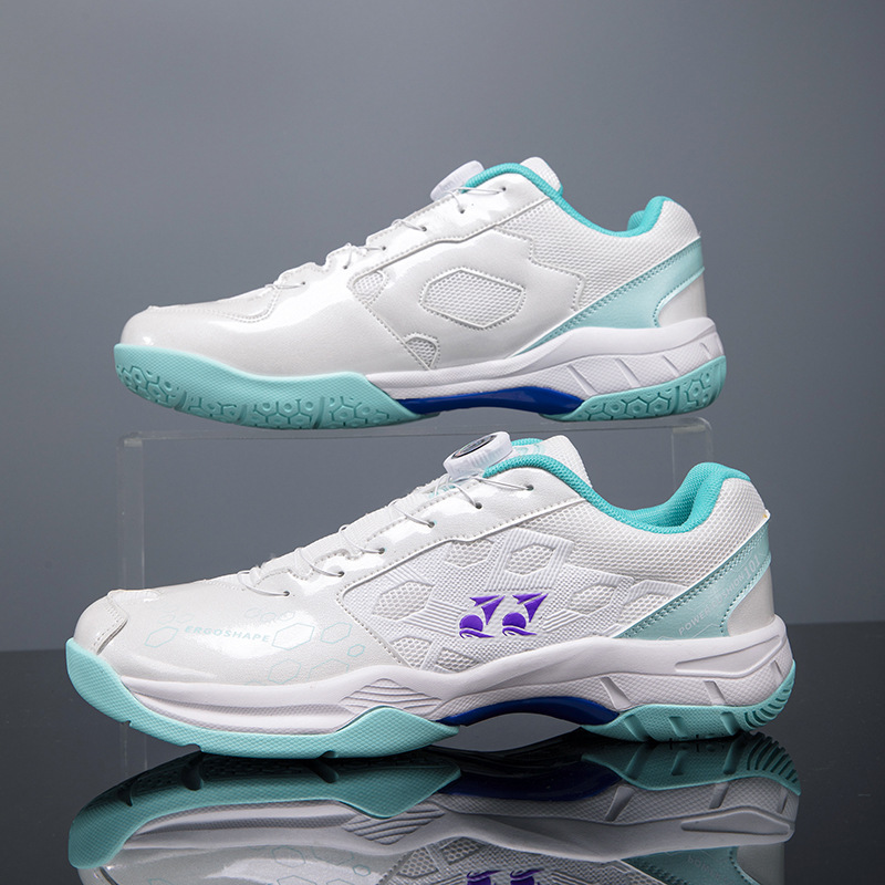Professional Badminton Shoes, Tennis and Table Tennis Shoes for Men and Women, Rotating Buckle, Ultra-Light, Wear-Resistant, Non-Slip, Shock-Absorbing, Breathable Sports Shoes Professional Badminton Shoes, Tennis and Table Tennis Shoes for Men and Women, Rotating Buckle, Ultra-Light, Wear-Resistant, Non-Slip, Shock-Absorbing, Breathable Sports Shoes
