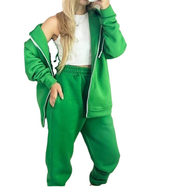 Îmbrăcăminte pentru femei, pulover cu glugă, jachetă, pantaloni creion, costum sport de agrement_voghion.com