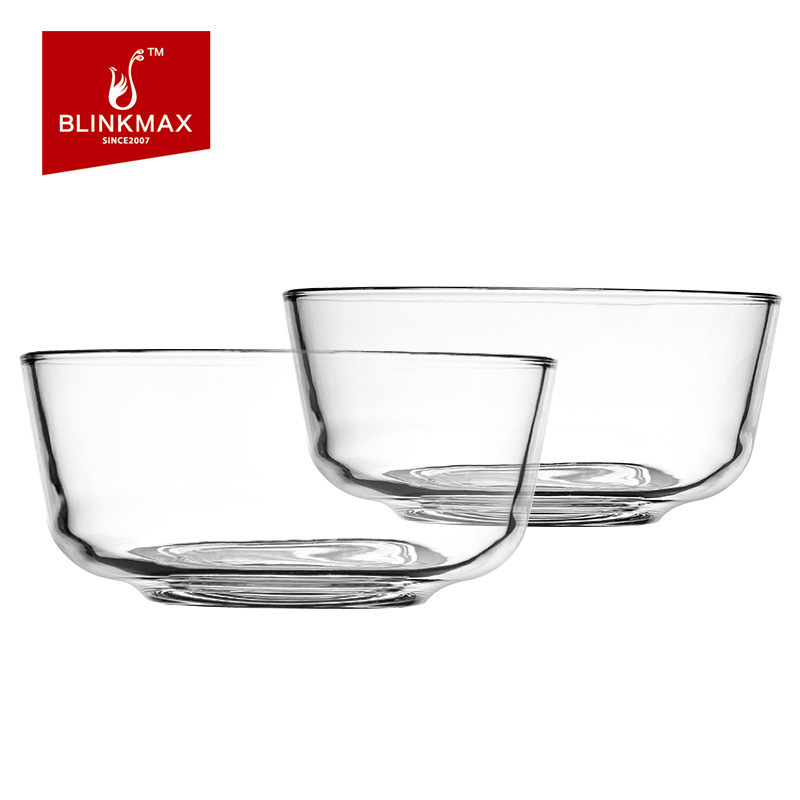 批发丽尊耐热钢化玻璃碗康泰水果沙拉碗甜品碗汤碗家用烘焙打蛋碗