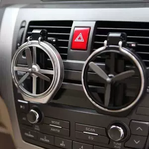 Car air vent cup holder, multifunctional vehicle-mounted beverage cup holder, air conditioning vent rack, retractable storage rack