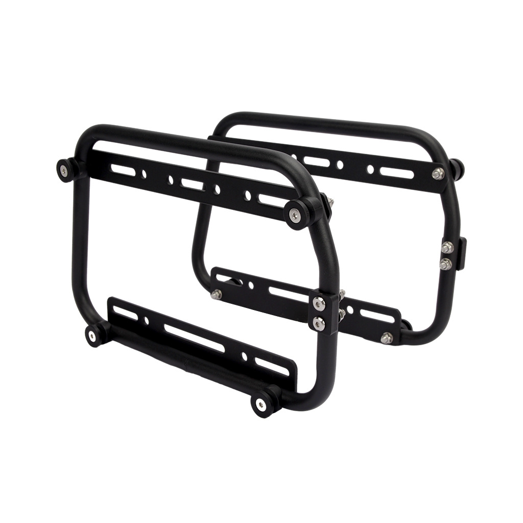 Universal multifunctional aluminum alloy quick-release side box bracket for motorcycles, three-box side rack, rear tail box rack mounting accessories