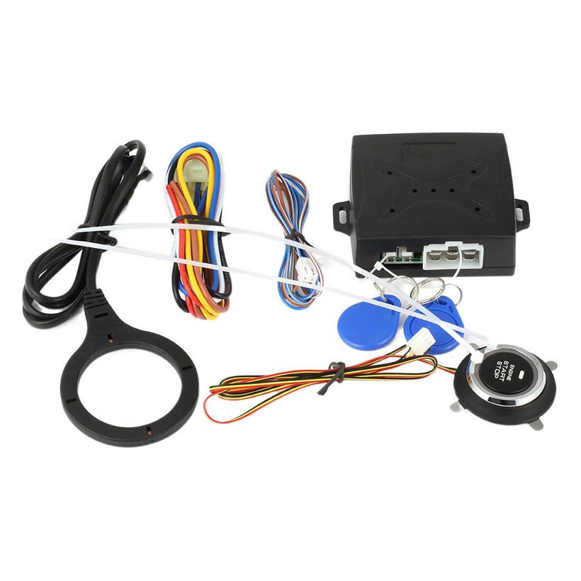 Nengqi трансграничный 12 В автомобиль одним щелчком мыши Старт автомобиля скрытый замок Противоугонная интеллектуальная система модификации выключателя зажигания двигателя