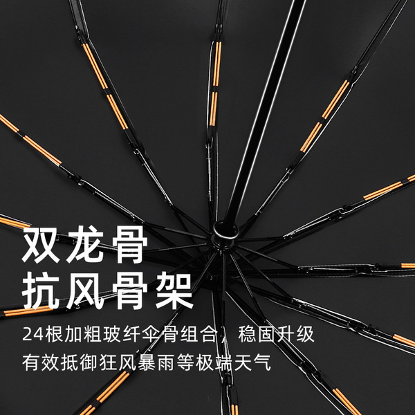 Automatic big umbrella solar-powered