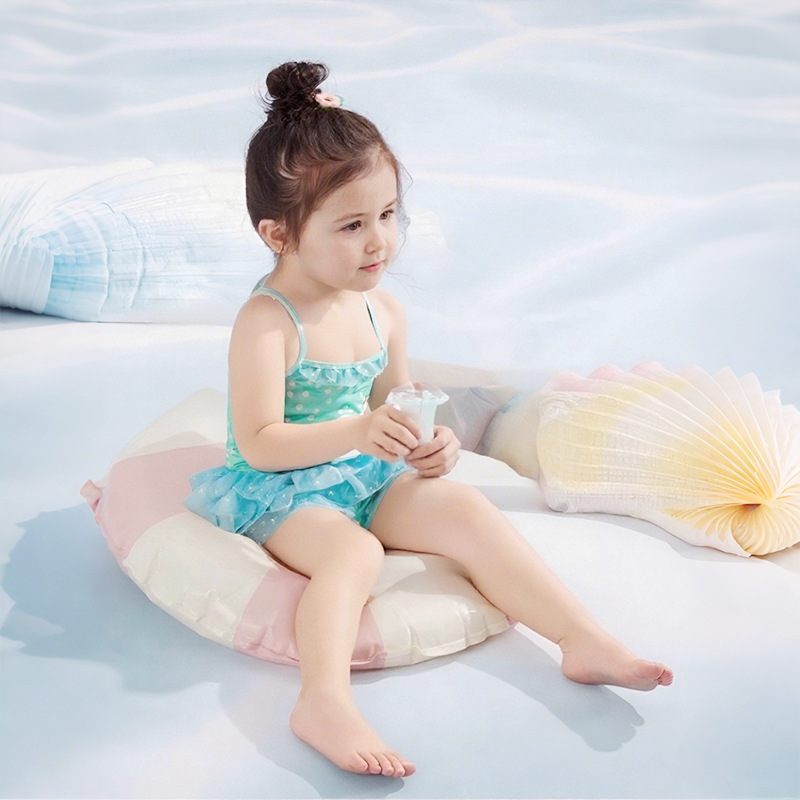 Traje de baño para niños traje de baño de princesa Linda para niñas traje de baño infantil para niños conjunto de tres piezas fábrica al por mayor